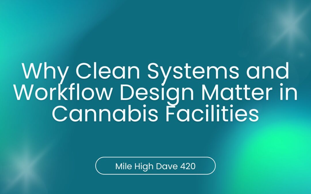 Why Clean Systems and Workflow Design Matter in Cannabis Facilities
